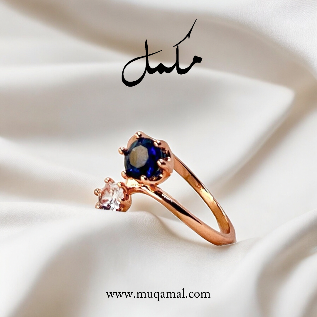 Ember Sapphire Gold Ring