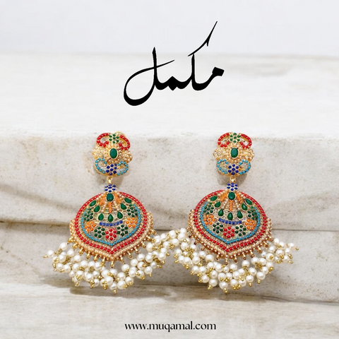 Gul Rang Earrings