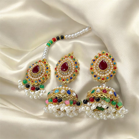 Tear Jhumki Drop Earrings