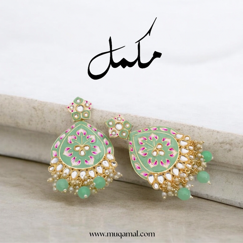 Jaipuri Meenakari Earrings