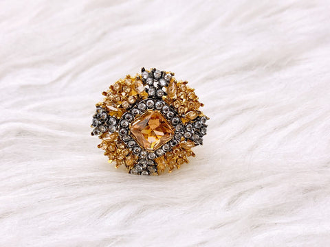 Verdant jewel Adjustable Ring