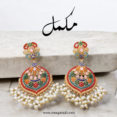 Gul Rang Earrings