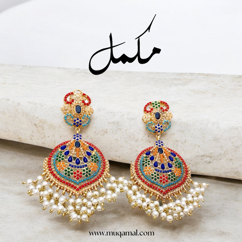 Gul Rang Earrings