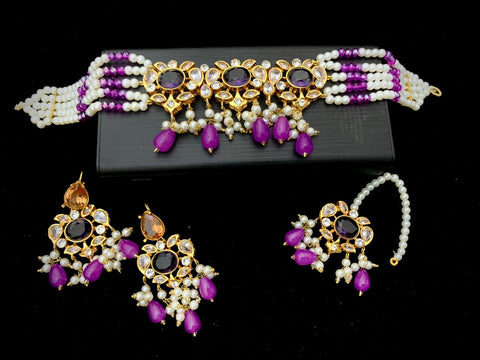 Noor Enchanted Choker Set.