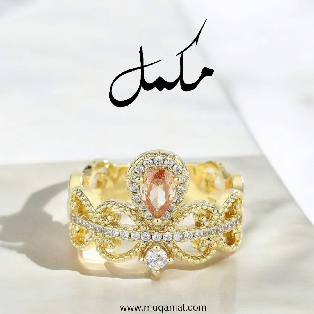 Crown Shape Adjustable Ring