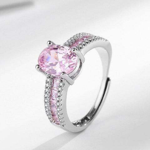 Blush Aurora Ring (Adjustable)