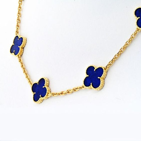 Blue  Flower Bracelet (Double sided)