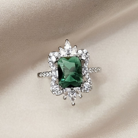 Green Emerald Gorgeous Ring